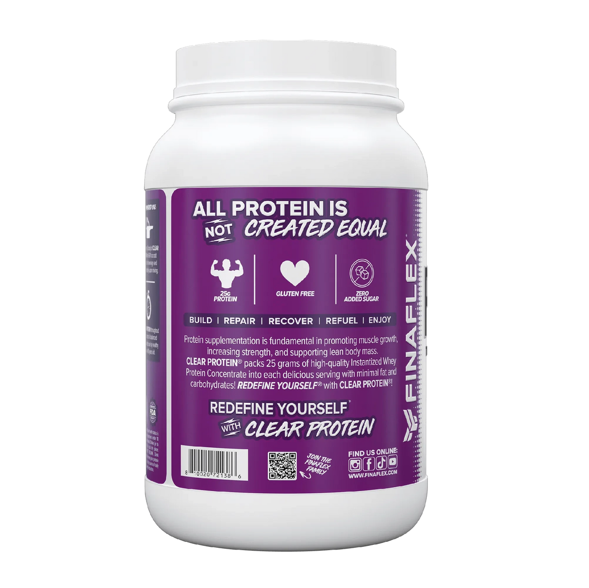 Finaflex Clear Protein 2 lb Vanilla – Proteína Ultra-Filtrada para Músculo Magro y Definición