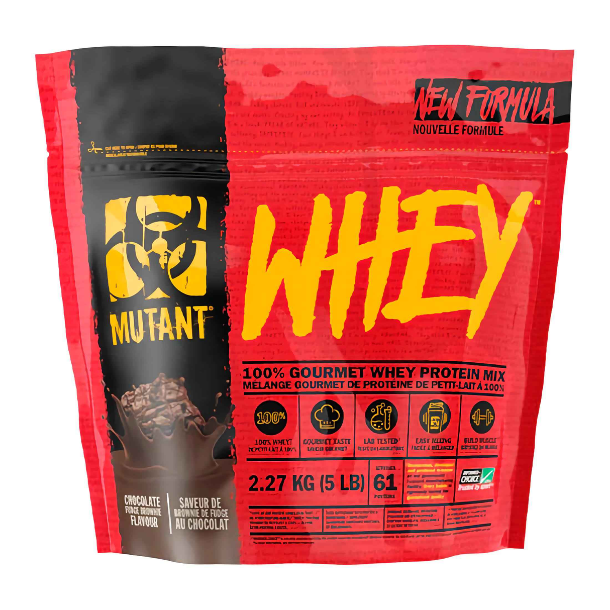 Mutant Whey 5 LB | 22g Proteína Blend Multifuente, 150 Calorías, 61 Porciones - TBH Suplementos