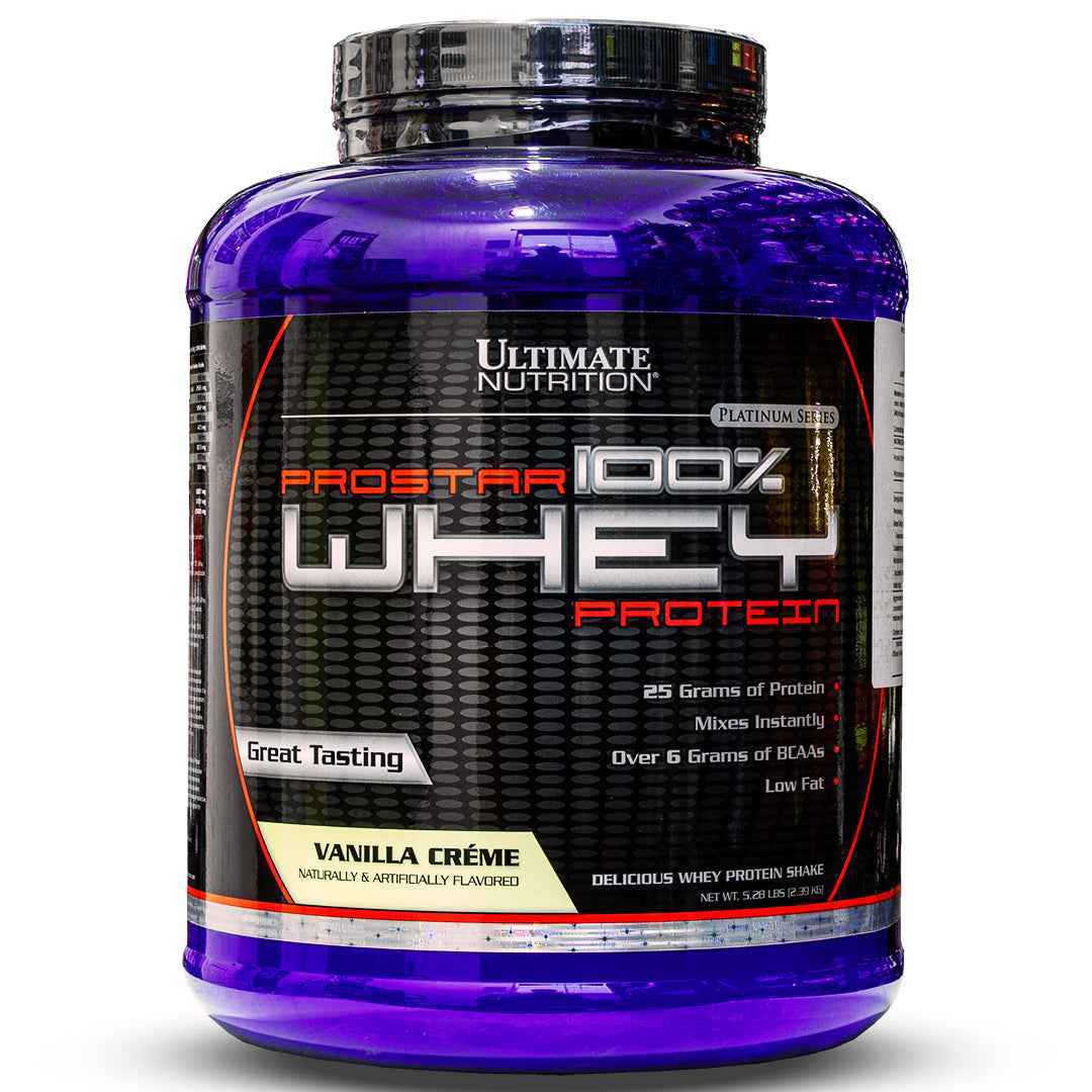 Prostar Whey Protein sabor vainilla 5lb Chile - proteína suero superior Ultimate Nutrition recuperación muscular máxima absorción