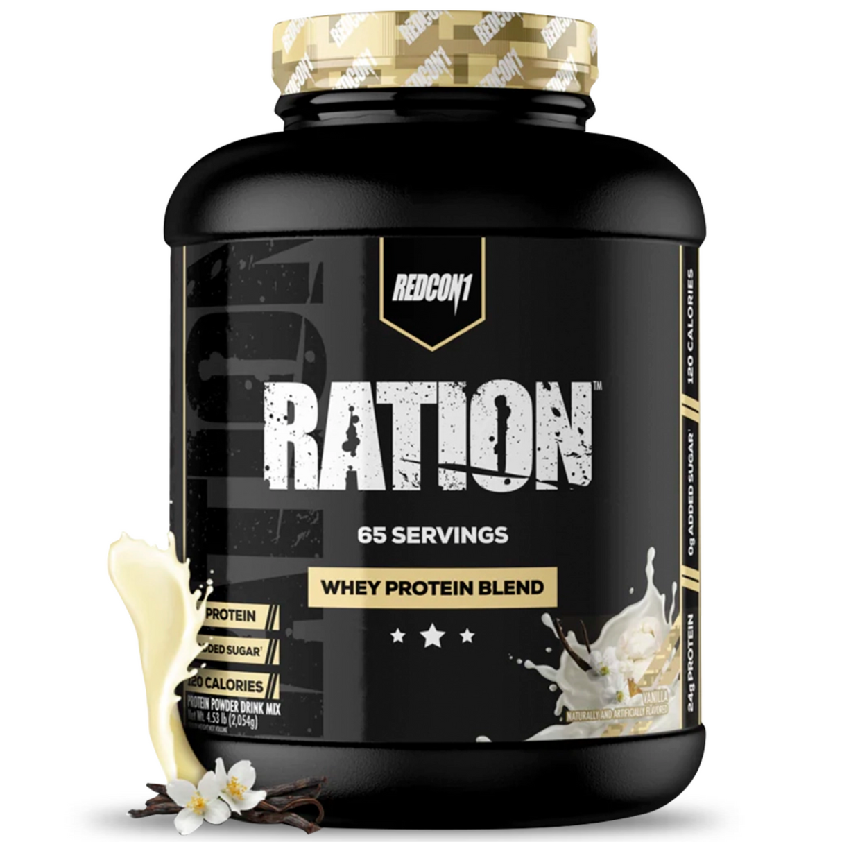 Ration Redcon1 5 LB | 24g Proteína Concentrada, 0 Azúcar Añadida, 65 Porciones - TBH Suplementos