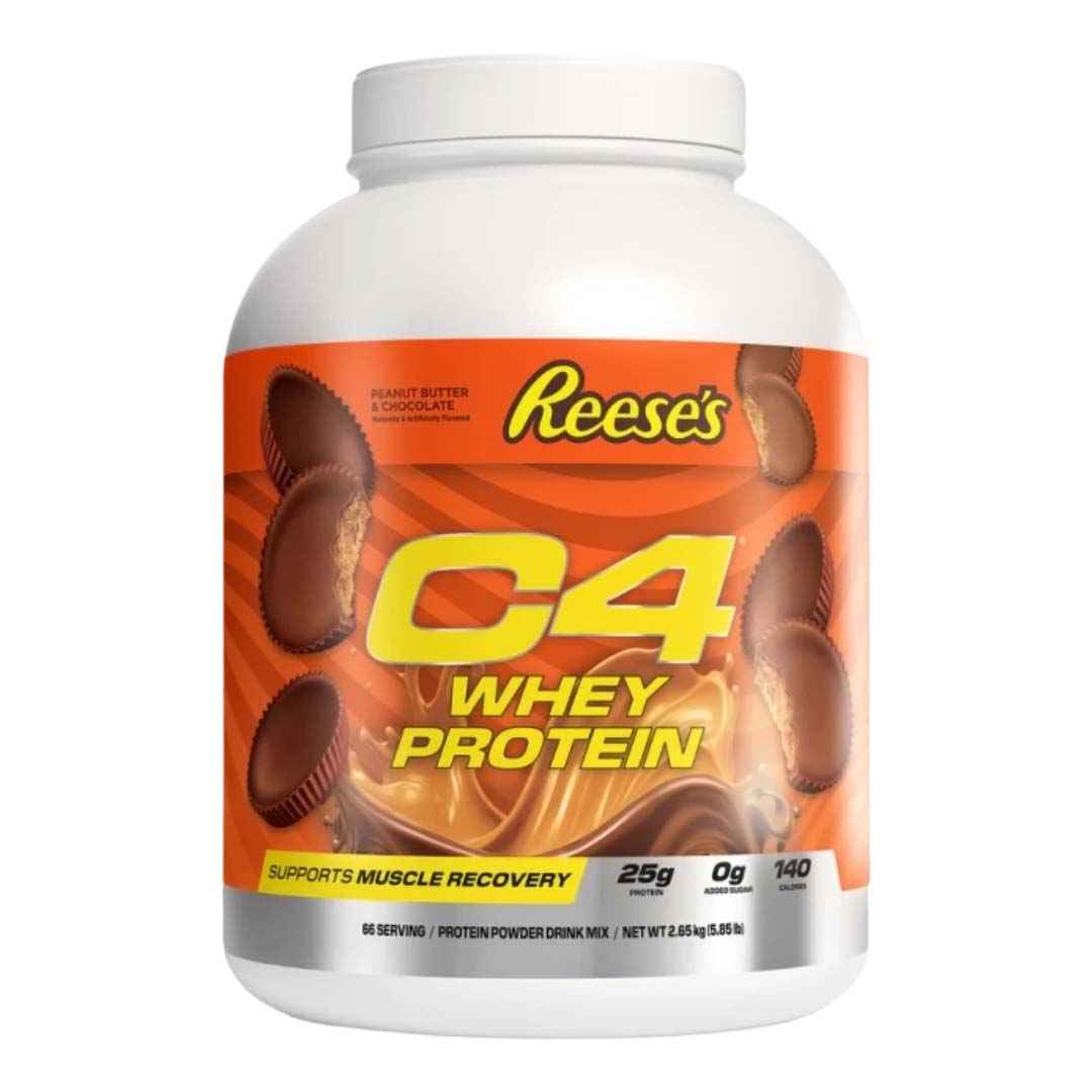 C4 Pro Whey 5.85 LB | 25g Proteína Concentrada, 0 Azúcar Añadida, 66 Porciones - TBH Suplementos