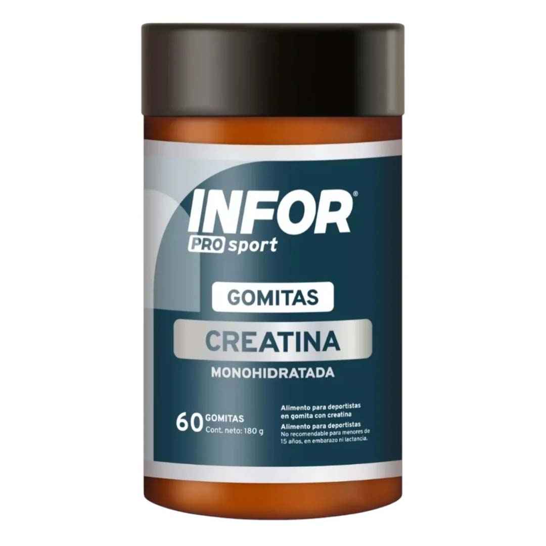 Winkler Nutrition Creatina en Gomitas Sabor Frutos Tropicales | Creatina Monohidratada | 60 Porciones (estimado)