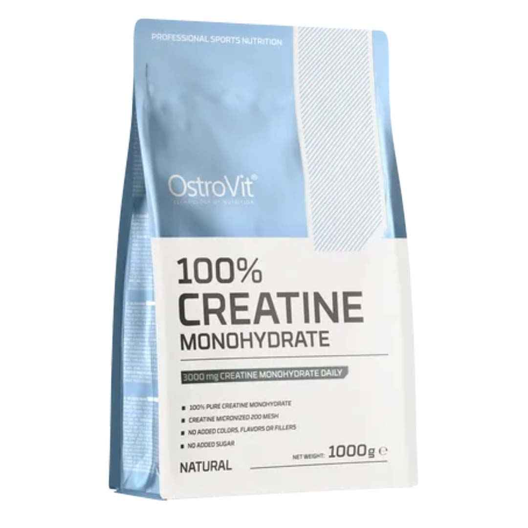 Creatina Monohidrato OstroVit - 1kg - Sin Sabor - Masa Muscular - TBH Suplementos