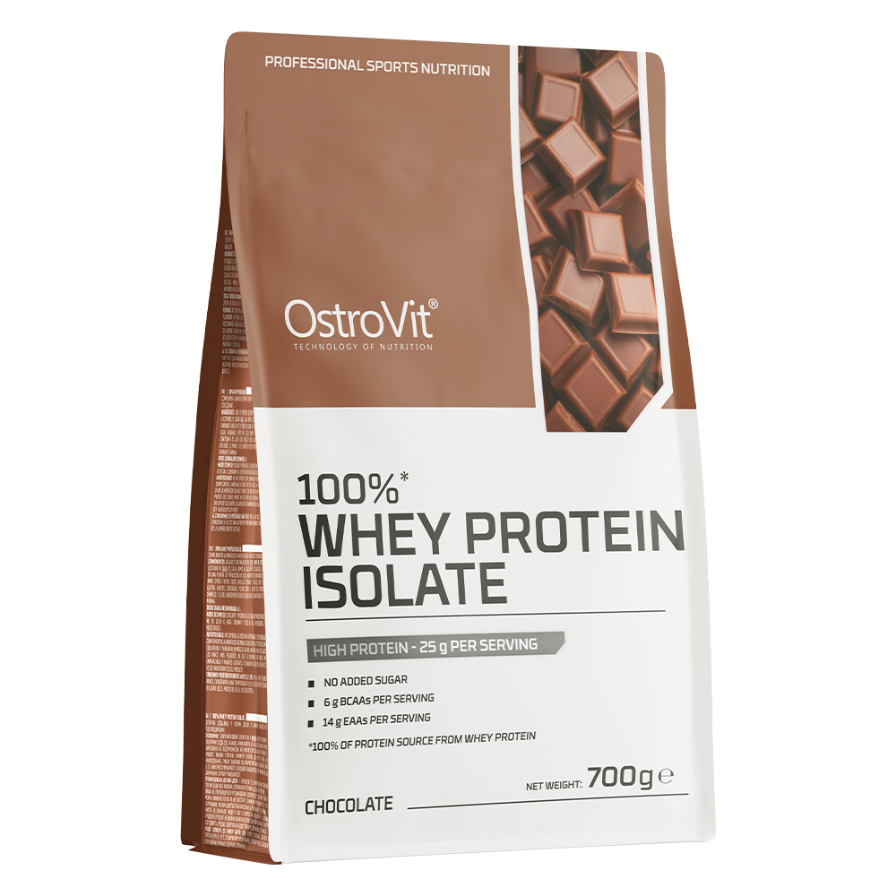 OstroVit 100% Whey Isolate 700 g Chocolate – Proteína Aislada de Suero para Definición y Músculo Magro