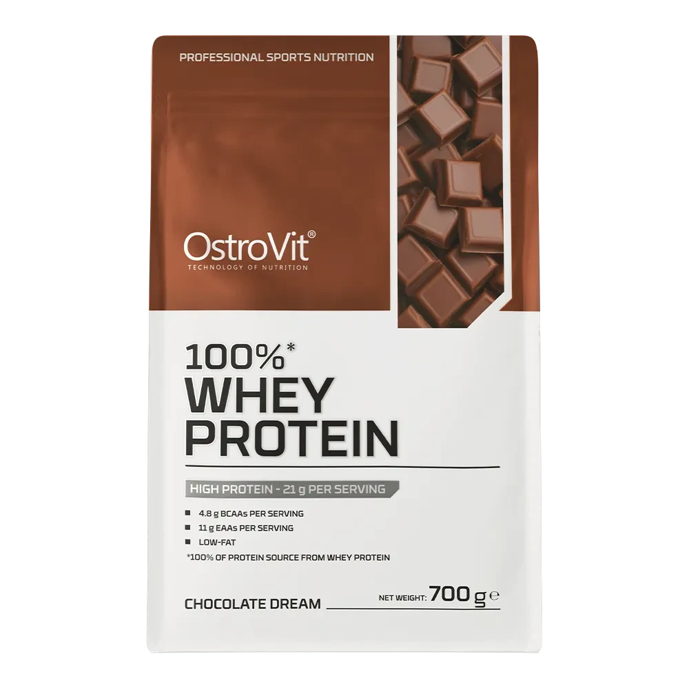 OstroVit 100% Whey Protein 700 g Chocolate Dream – Proteína de Suero Certificada de Calidad Europea
