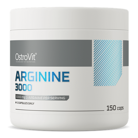 OstroVit L-Arginina 3000 mg 150 Cápsulas – Vasodilatación, Pump y Salud Cardiovascular