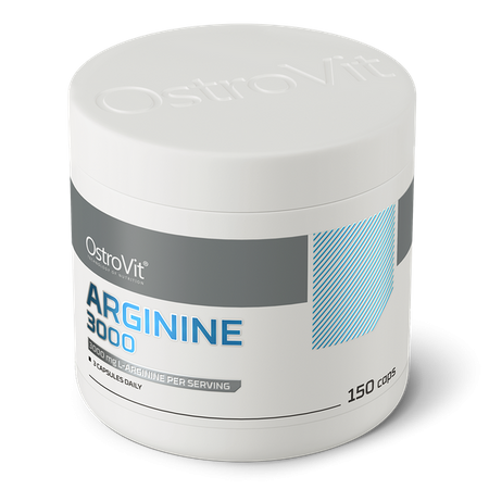 OstroVit L-Arginina 3000 mg 150 Cápsulas – Vasodilatación, Pump y Salud Cardiovascular