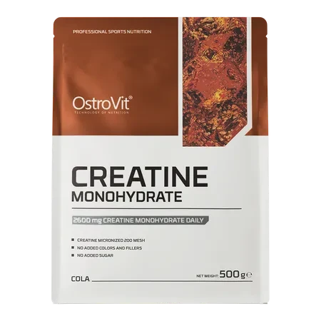 OstroVit Creatina Monohidratada 500 g Cola – Calidad Europea para Fuerza y Rendimiento