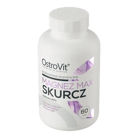 OstroVit Magnesio B6 Max Skurcz Extreme 60 Tabs – Fórmula Anticalambre de Alta Potencia para Deportistas