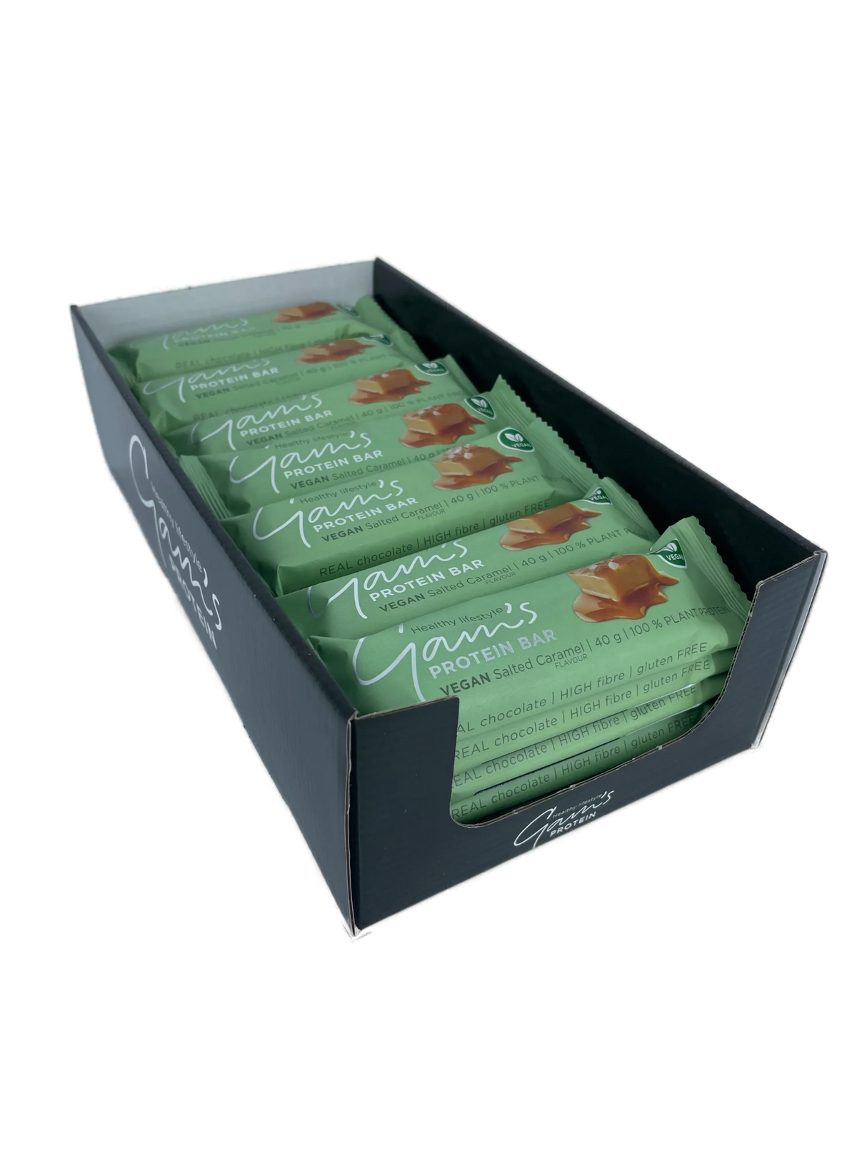 GAMS BARRA PROTEINA VEGAN 40 G SALTED CARAMEL 3