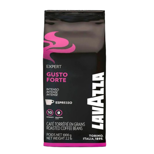 Lavazza Gusto Forte 1 kg Café Grano Entero – Espresso Intenso y Equilibrado Importado de Italia