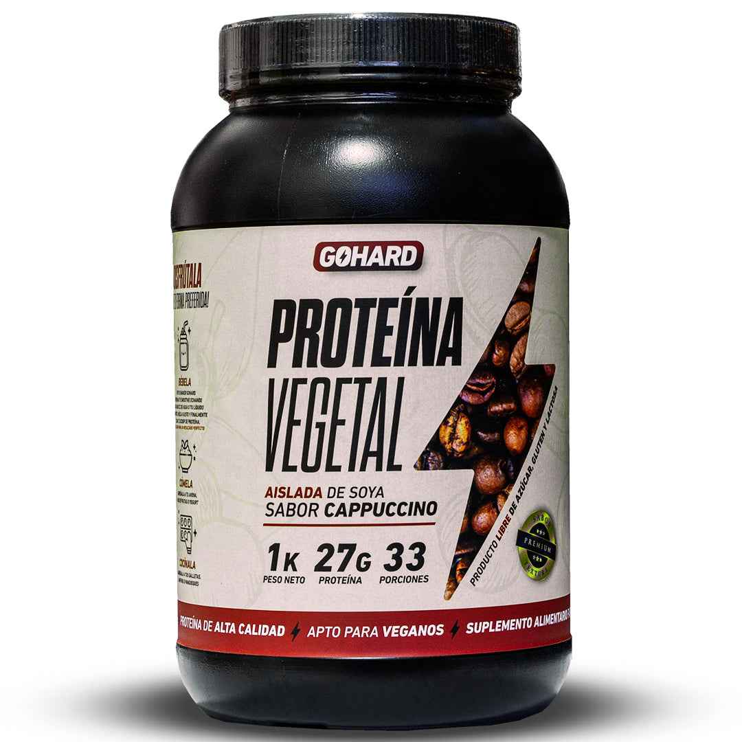 Go Hard Proteína Vegetal | 27g Proteína | 113 Calorías | 33 Porciones - TBH Suplementos