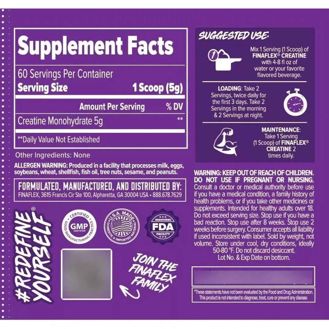 Finaflex Creatina Monohidrato - TBH Suplementos