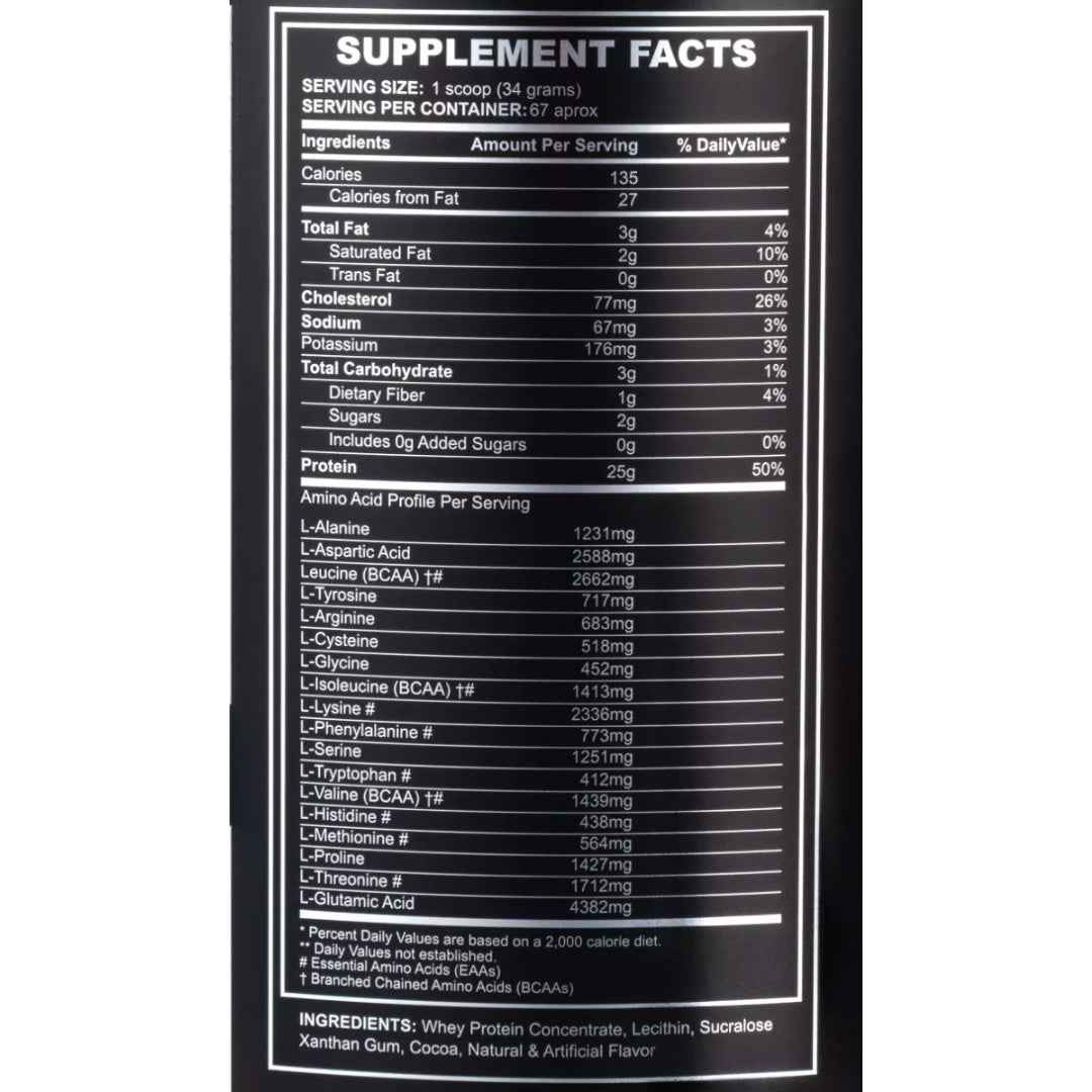 100% Whey Performance Kiffer 5 LB | 25g Proteína, Sin Lactosa, 67 Porciones - TBH Suplementos