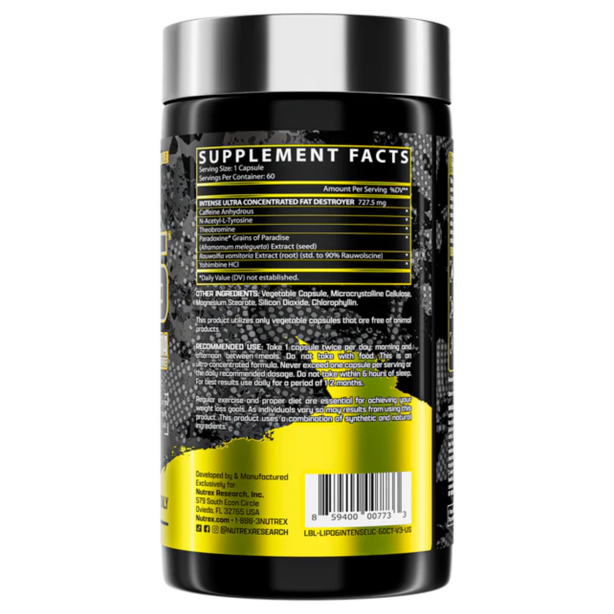 Lipo 6 Intense - Nutrex - TBH Suplementos