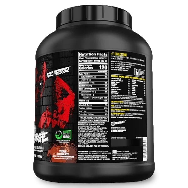 Mutant Iso Surge 5 Lb Sabor Chocolate Brownie | Proteína Aislada | 71 Porciones