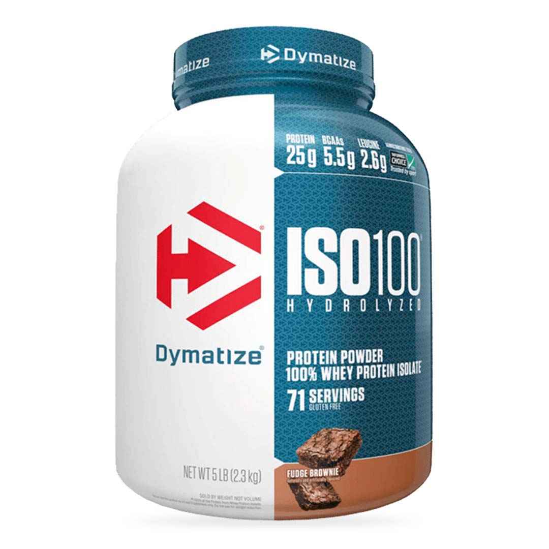 ISO 100 5 LB Dymatize | 25g Proteína Hidrolizada, Sin Lactosa, 76 Porciones - TBH Suplementos