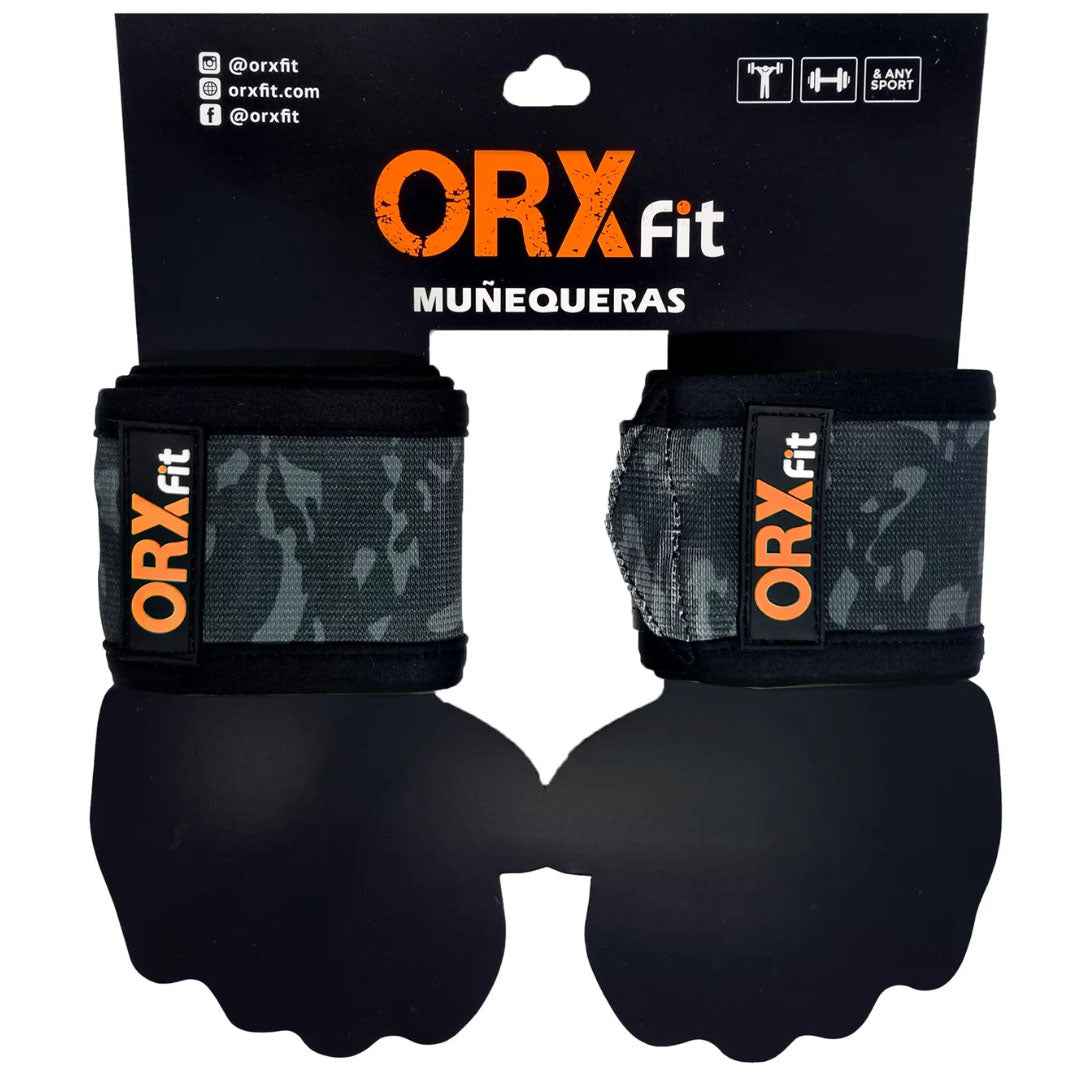 Muñequeras ORX Volcano (Par) | Soporte Superior, Ajustables | Levantamiento y Gym - TBH Suplementos