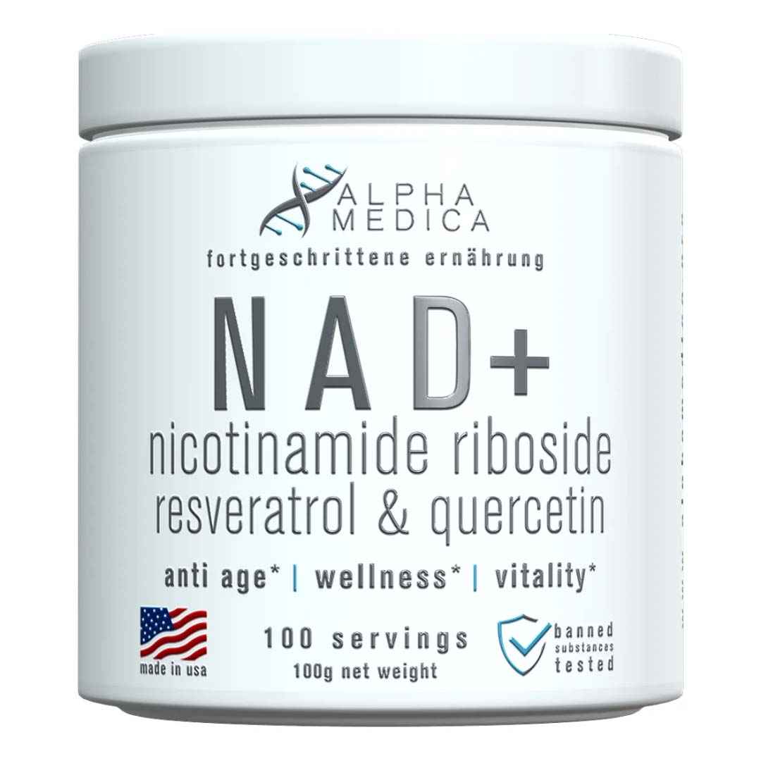 NAD+ Alpha Medica | Suplemento para energía celular, memoria y longevidad - TBH Suplementos