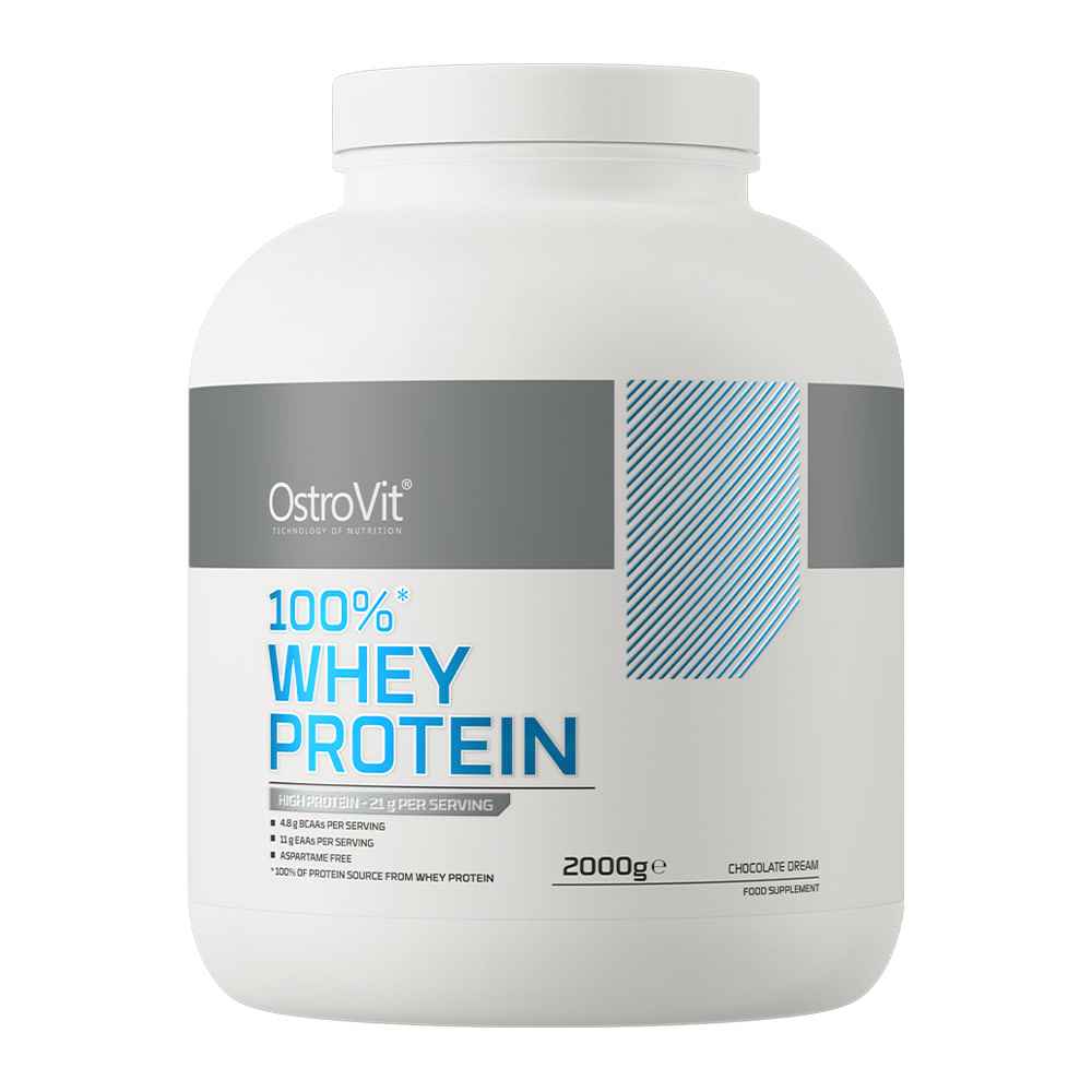 100% Whey Protein 4.4 LB OstroVit | 21g Proteína, 113 Calorías, 66 Porciones - TBH Suplementos