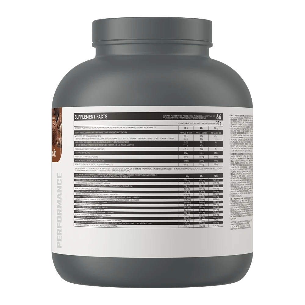 OstroVit Fusion Pro 2000 g Sweet Choco Bliss – Proteína Multicomponente, 66 Porciones para Síntesis Muscular
