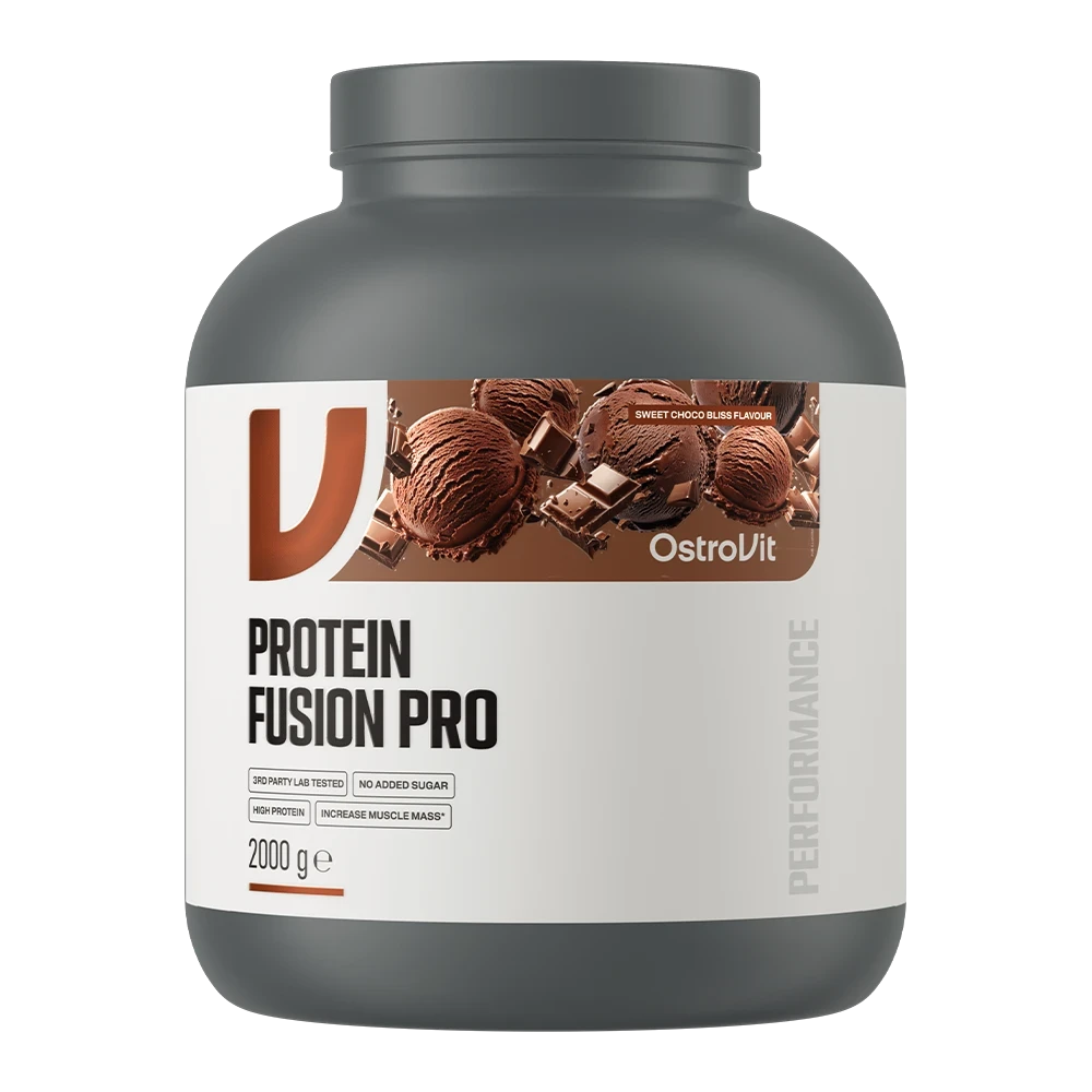OstroVit Fusion Pro 2000 g Sweet Choco Bliss – Proteína Multicomponente, 66 Porciones para Síntesis Muscular