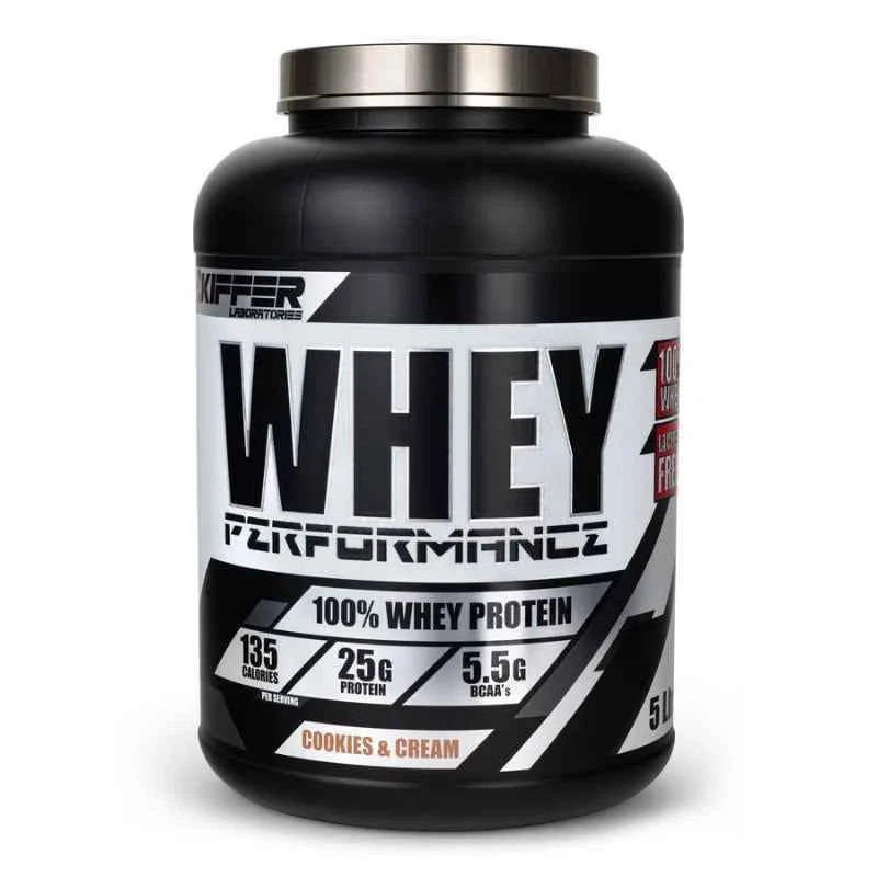 100% Whey Performance Kiffer 5 LB | 25g Proteína, Sin Lactosa, 67 Porciones - TBH Suplementos