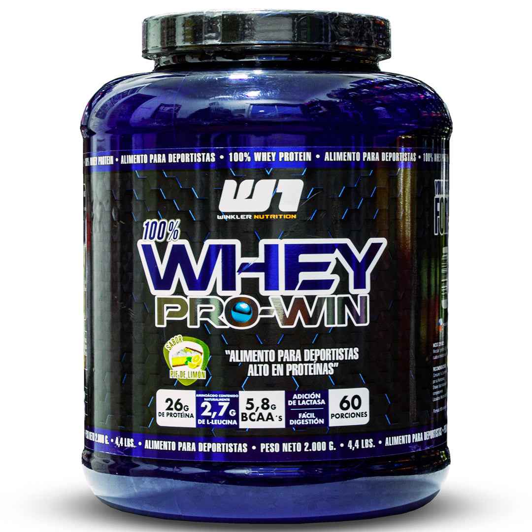 Whey Pro Win 5 LB | 25g Proteína, Sin Lactosa, 60 Porciones - TBH Suplementos