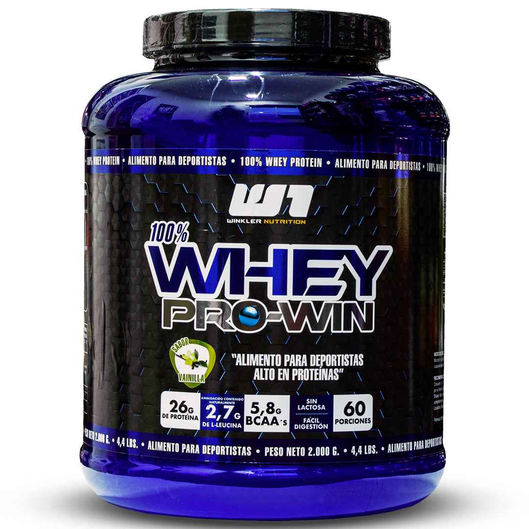 Whey Pro Win 5 LB | 25g Proteína, Sin Lactosa, 60 Porciones - TBH Suplementos