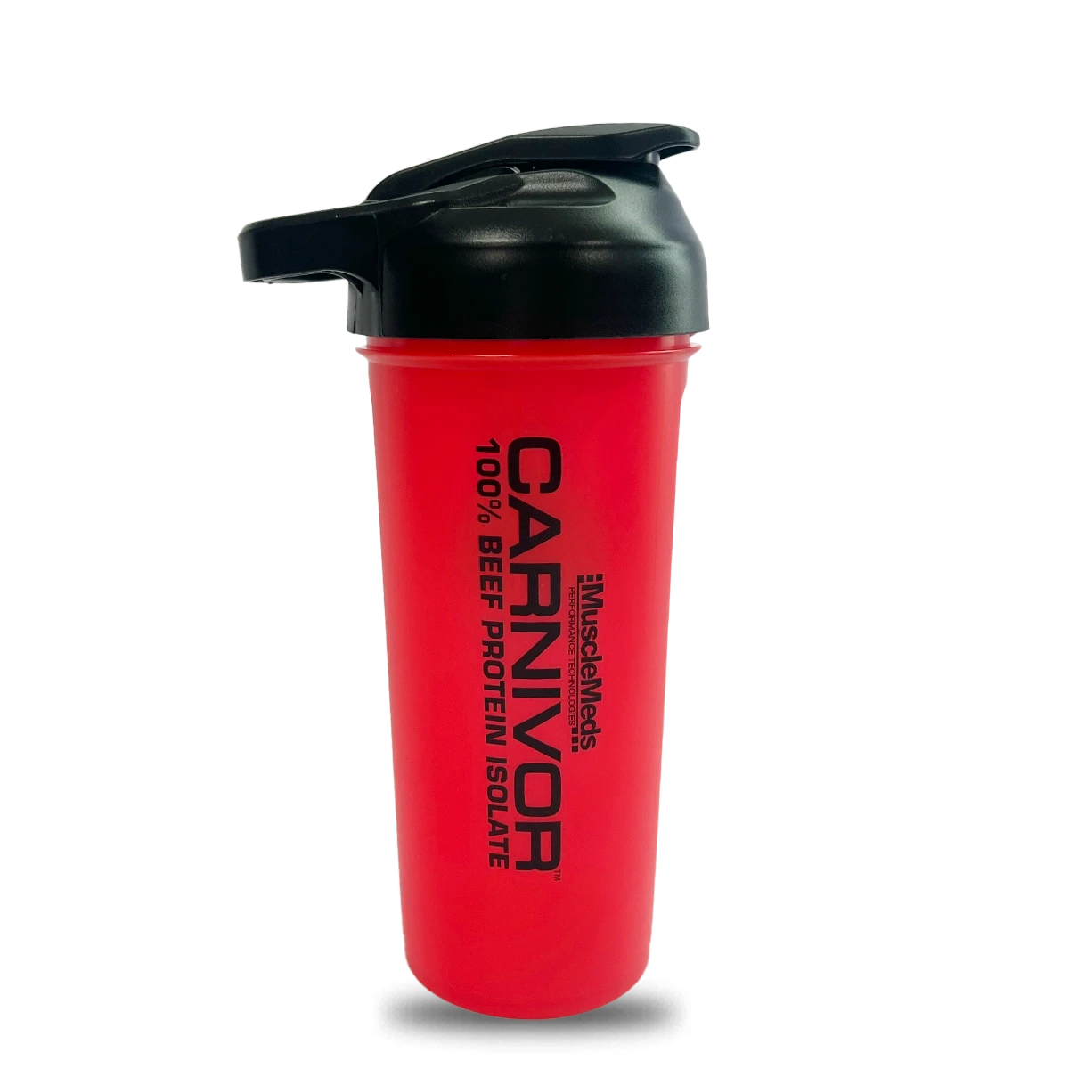 Shaker Carnivor Rojo MuscleMeds (600ml) | Mezcla Perfecta | Diseño Único - TBH Suplementos