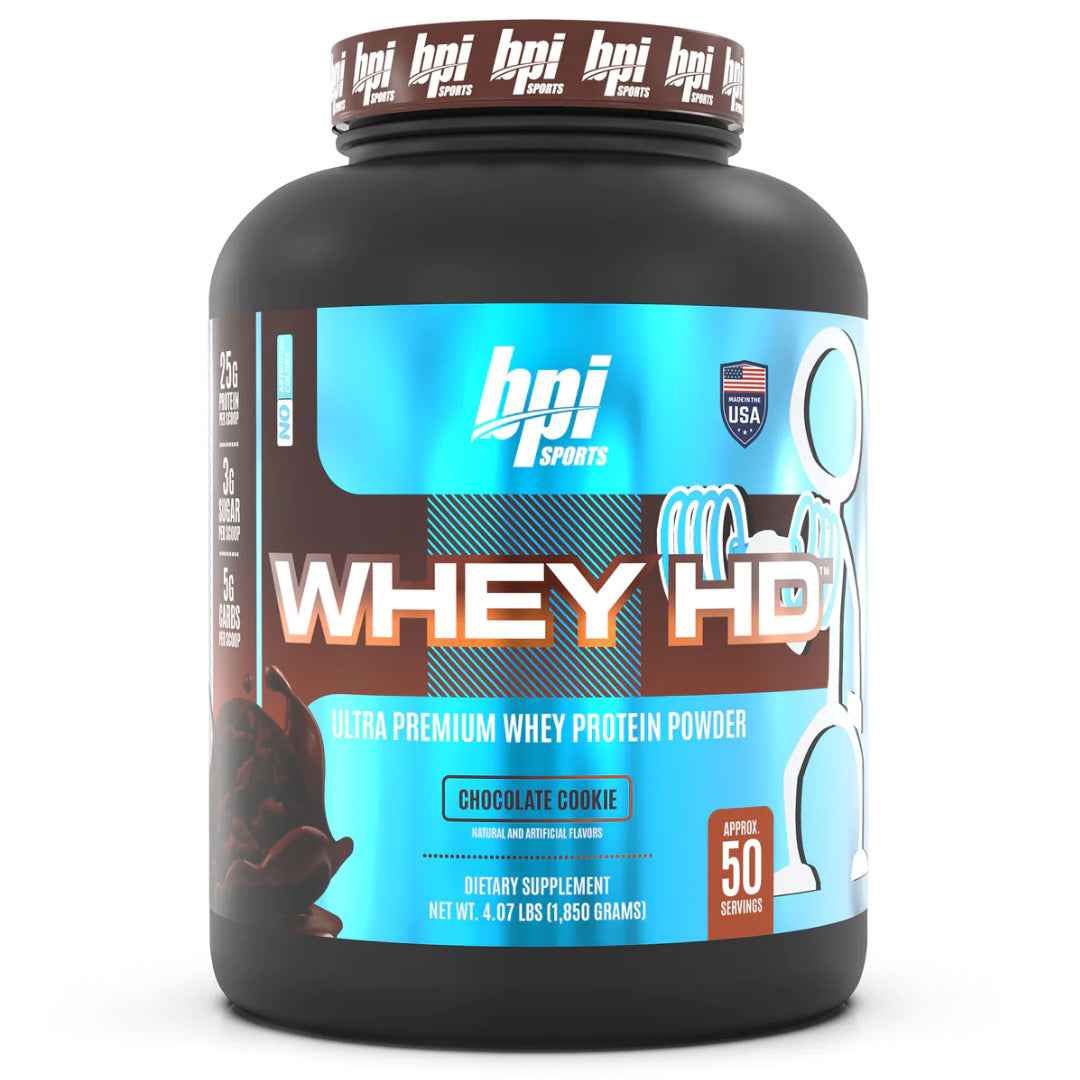 Whey HD BPI Sports 4.1 LB | 25g Proteína, 150 Calorías, 50 Porciones - TBH Suplementos