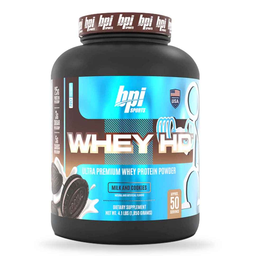 Whey HD BPI Sports 4.1 LB | 25g Proteína, 150 Calorías, 50 Porciones - TBH Suplementos