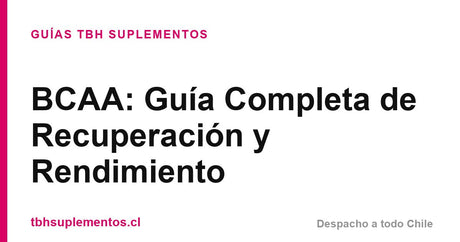 BCAA: guía completa de recuperación y rendimiento — Guías TBH Suplementos