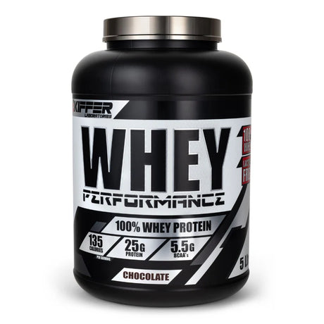 100% Whey Performance Kiifer – Proteína concentrada sin lactosa sabor Chocolate 5 lb. Ideal para recuperación muscular