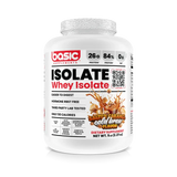 Basic Supplements Whey Isolate 5 lb Caramel Cold Brew – Proteína Aislada Pura para Definición y Músculo Magro