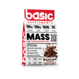 Basic Supplements Basic Mass 15 lb Chocolate – Ganador de Peso para Volumen y Masa Muscular