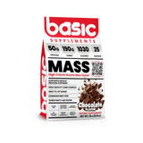 Basic Supplements Basic Mass 15 lb Chocolate – Ganador de Peso para Volumen y Masa Muscular