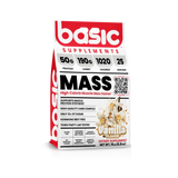 Basic Supplements Basic Mass 15 lb Vanilla Bean – Ganador de Peso para Volumen y Masa Muscular