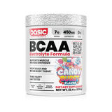 Basic Supplements BCAA Instantized 630 g Candy Burst – BCAA 2:1:1 para Recuperación y Anti-Catabolismo