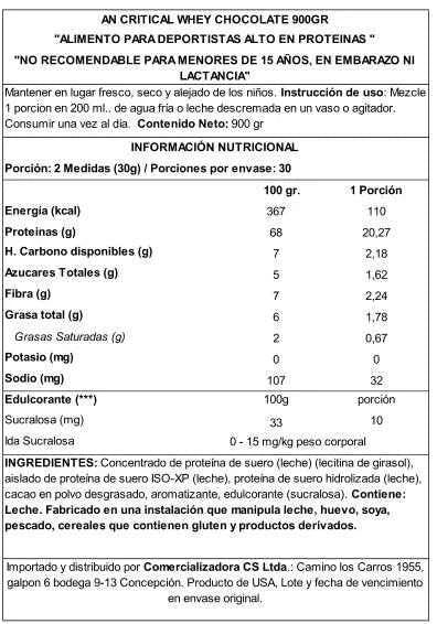 Applied Nutrition Critical Whey 900 g Chocolate – 24 g Proteína Avanzada, 120 kcal, para Músculo y Recuperación