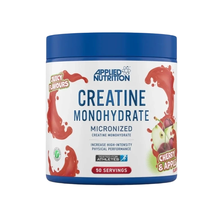 Applied Nutrition Creatina Monohidrato 250 g Cherry & Apple – Micronizada, con Sabor Premium
