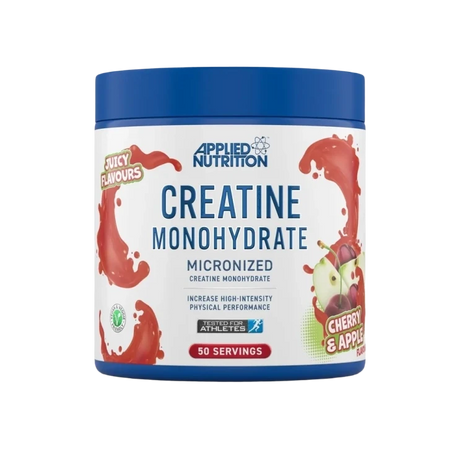 Applied Nutrition Creatina Monohidrato 250 g Cherry & Apple – Micronizada, con Sabor Premium