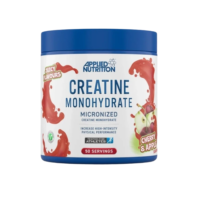 Applied Nutrition Creatina Monohidrato 250 g Cherry & Apple – Micronizada, con Sabor Premium