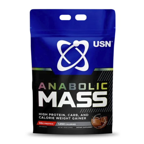 ganador de peso anabolic mass de la marca usn sabor chocolate 