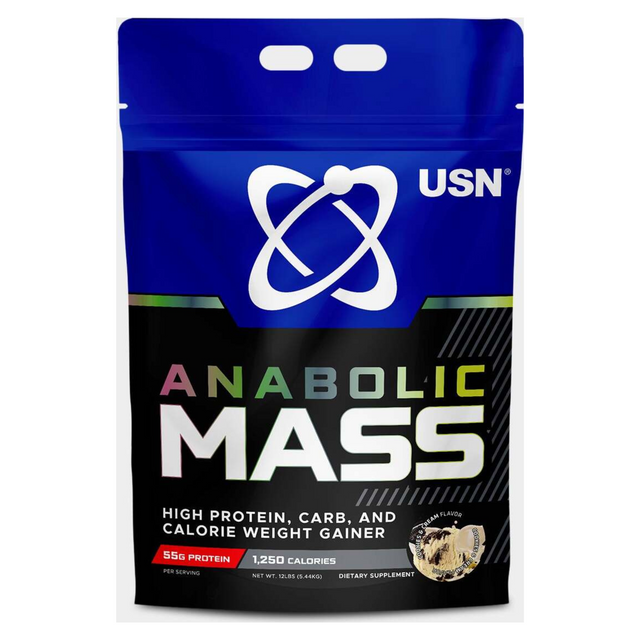 ganador de peso de la marca usn anabolic mass sabor coockies and cream 