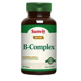 Sunvit Vitamina B Complex 100 Tabs – Complejo B Completo para Energía, Enfoque y Sistema Nervioso