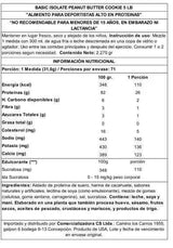 Basic Supplements Whey Isolate 5 lb Peanut Butter Cookie – Proteína Aislada Pura para Definición y Músculo Magro
