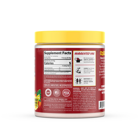 Finaflex Creatina Calypso 193 g Strawberry Lemonade – Creatina Premium con Sabor, 30 Servicios