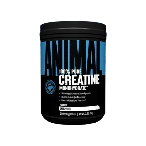 Animal Creatina Micronizada 1 kg Sin Sabor – Universal Nutrition, Formato Ahorro para Atletas
