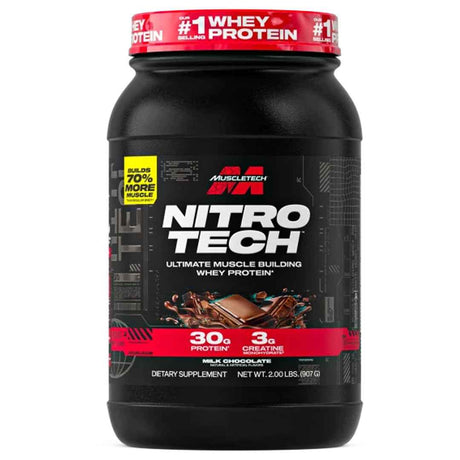 Nitro Tech Performance 2 lbs Muscletech Milk Chocolate | Proteína + Creatina